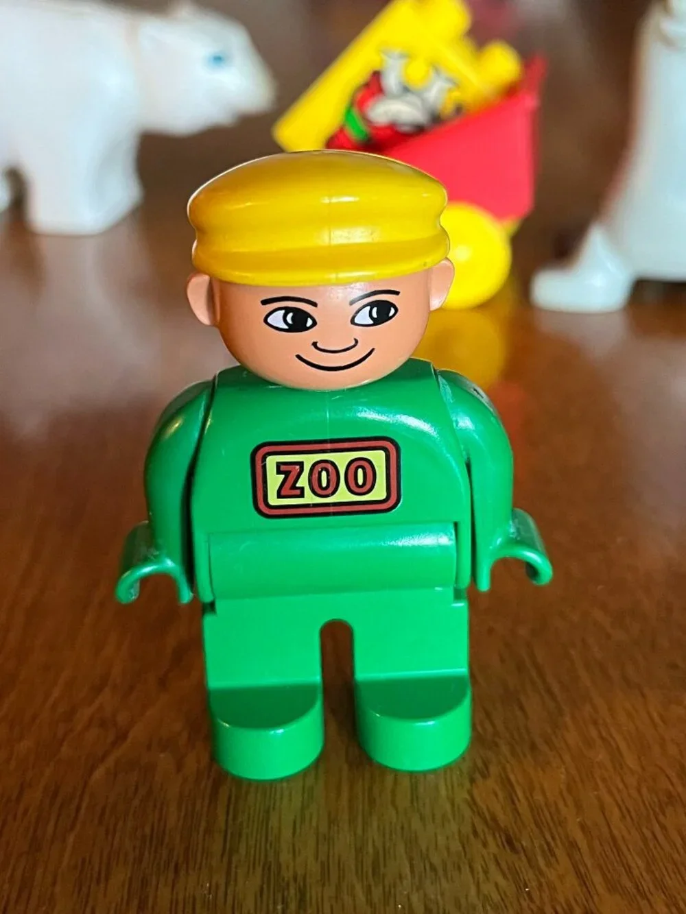 Duplo vintage zookeeper and arctic animals